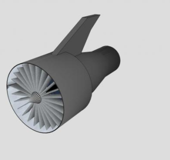 喷气式发动机的SU模型设计_su模型下载 草图大师模型_SKP模型