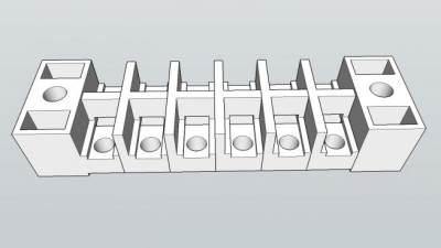 工业端子台模型_su模型下载 草图大师模型_SKP模型