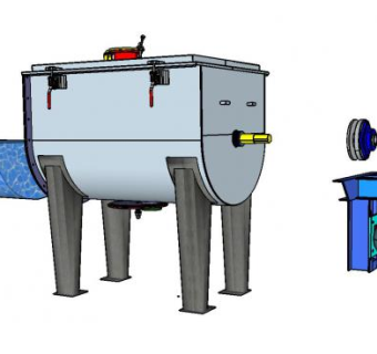 混泥土搅拌设备模型_su模型下载 草图大师模型_SKP模型