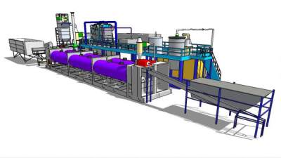 污水处理厂模型_su模型下载 草图大师模型_SKP模型