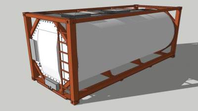 化工液体容器模型_su模型下载 草图大师模型_SKP模型