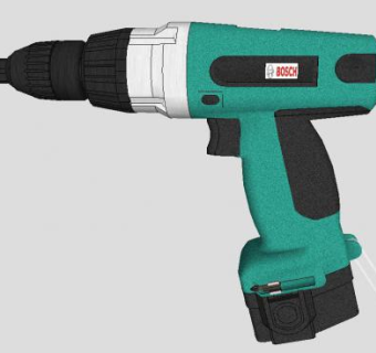 冲击电钻模型_su模型下载 草图大师模型_SKP模型