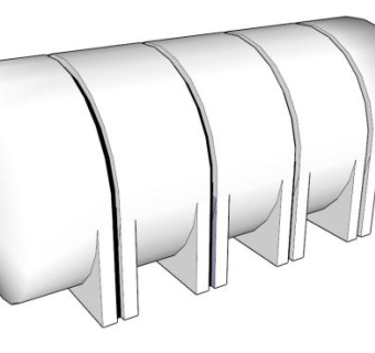 集水器水箱的SKP模型素材_su模型下载 草图大师模型_SKP模型