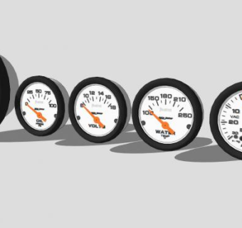 两种水表的SKP模型素材_su模型下载 草图大师模型_SKP模型