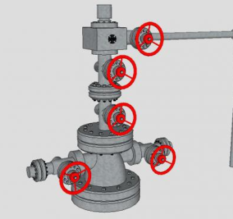 油井抽油设备模型_su模型下载 草图大师模型_SKP模型