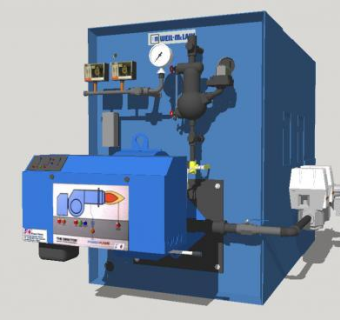 蒸汽锅炉设备模型_su模型下载 草图大师模型_SKP模型