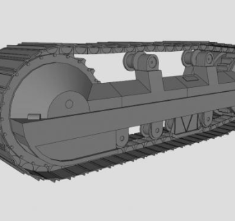 履带轮的SKP模型组件_su模型下载 草图大师模型_SKP模型