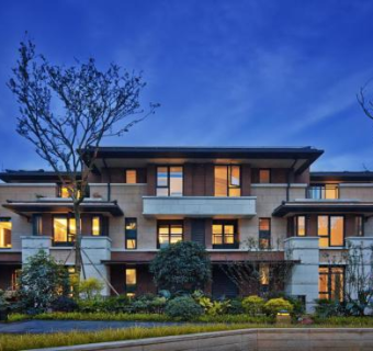 重庆万科悦府售楼处别墅SU模型下载_sketchup草图大师SKP模型