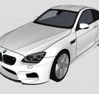 宝马汽车小轿车车型交通工具SU模型下载_sketchup草图大师SKP模型