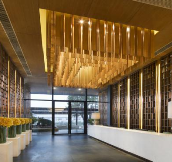 杭州绿地旭辉城售楼处景观汉嘉设计SU模型下载_sketchup草图大师SKP模型