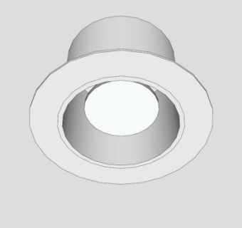 七款筒灯室内灯具SU模型下载_sketchup草图大师SKP模型