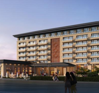 建筑中式酒店和会所SU模型下载_sketchup草图大师SKP模型