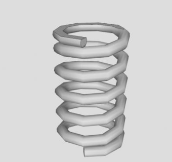 弹簧的SKP模型素材组件_su模型下载 草图大师模型_SKP模型