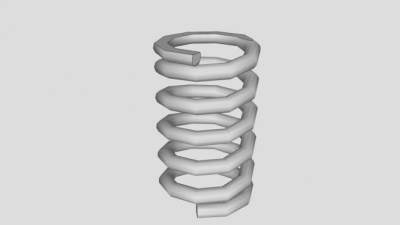 弹簧的SKP模型素材组件_su模型下载 草图大师模型_SKP模型