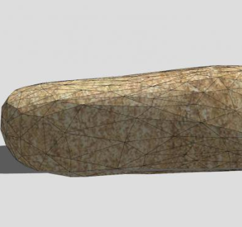 景观石头自然景观石SU模型下载_sketchup草图大师SKP模型