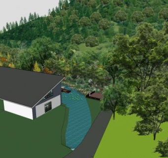 苏州树山云温泉度假村SU模型下载_sketchup草图大师SKP模型