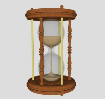 沙漏漏斗的SKP模型素材组件_su模型下载 草图大师模型_SKP模型