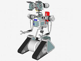 霹雳5号机器人的SKP模型_su模型下载 草图大师模型_SKP模型