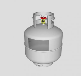煤气罐燃气的SKP模型_su模型下载 草图大师模型_SKP模型