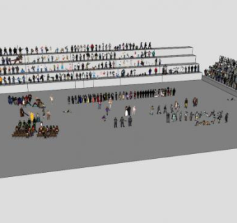 俞凯人物收集-人物雕塑SU模型下载_sketchup草图大师SKP模型