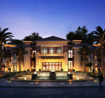 万达南昌整体规划南昌住宅别墅力夫环球SU模型