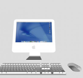 苹果电脑一体机的SKP模型组件_su模型下载 草图大师模型_SKP模型