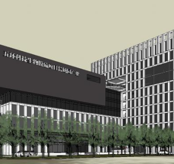 写字楼办公楼产业园SU模型