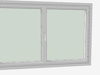 玻璃窗户窗口SU模型下载_sketchup草图大师SKP模型