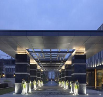 重庆万科悦府售楼处别墅草原风日清SU模型下载_sketchup草图大师SKP模型