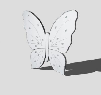 蝴蝶标本SU模型设计_su模型下载 草图大师模型_SKP模型