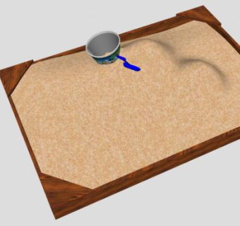 儿童游乐场之沙堆SU模型下载_sketchup草图大师SKP模型