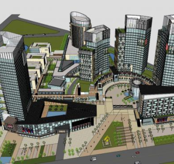 三益商业综合体高层建筑现代24层