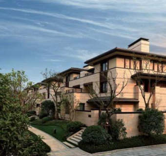 仿万科长风独幢别墅SU模型