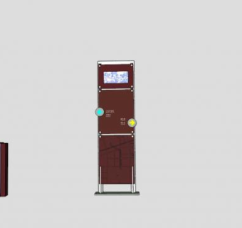 垃圾桶路灯指示牌SU模型下载_sketchup草图大师SKP模型