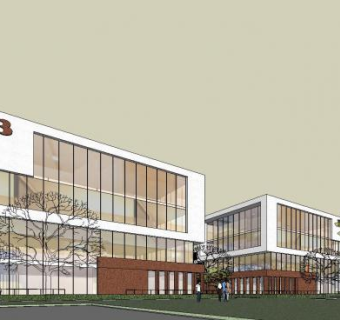总部科技园基地办公产业园SU模型下载_sketchup草图大师SKP模型