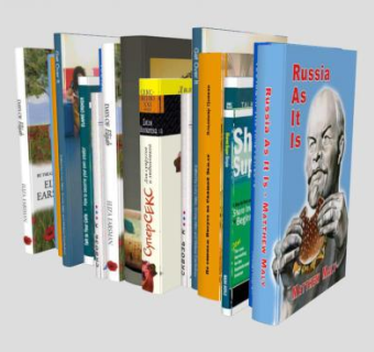 书本杂志SU模型下载_sketchup草图大师SKP模型