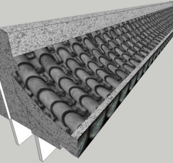 中国古建构件墙沿古建筑SU模型下载_sketchup草图大师SKP模型