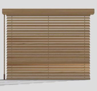 白橡木材质遮阳百叶窗SU模型下载_sketchup草图大师SKP模型