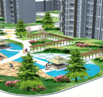 住宅小区建筑SU模型