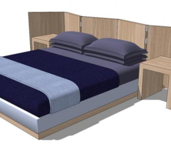 床合集家具SU模型下载_sketchup草图大师SKP模型