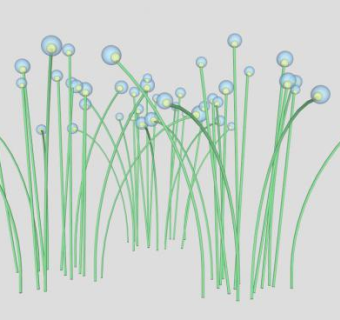 草灯灯具摆件SU模型下载_sketchup草图大师SKP模型