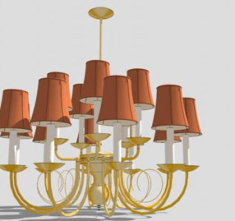 室内灯具宜家吊灯SU模型下载_sketchup草图大师SKP模型