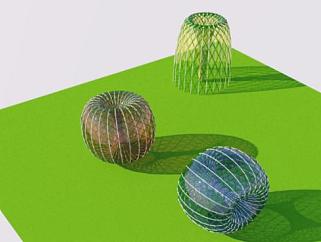 创意玻璃网球状景观雕塑SU<em>模型下载</em>_sketchup草图大师...