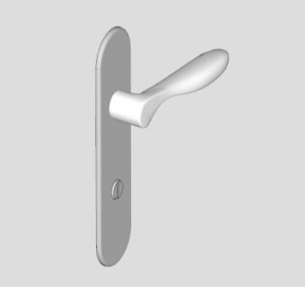 简欧五金门把手SU模型下载_sketchup草图大师SKP模型