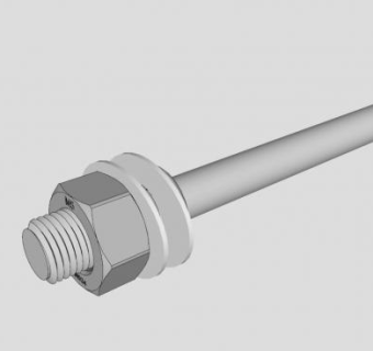 螺杆螺母的SU模型组件_su模型下载 草图大师模型_SKP模型