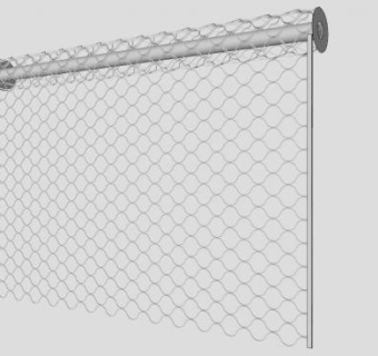 卷闸铁链门的SU模型_su模型下载 草图大师模型_SKP模型