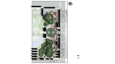 雕塑公园建筑地下文娱中心SU模型下载_sketchup草图大师SKP模型