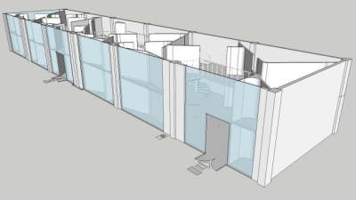 旗袍店装饰室内SU模型下载_sketchup草图大师SKP模型