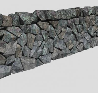 景观石头SU模型下载_sketchup草图大师SKP模型