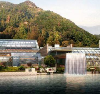 梅红新都度假酒店别墅山地SU模型